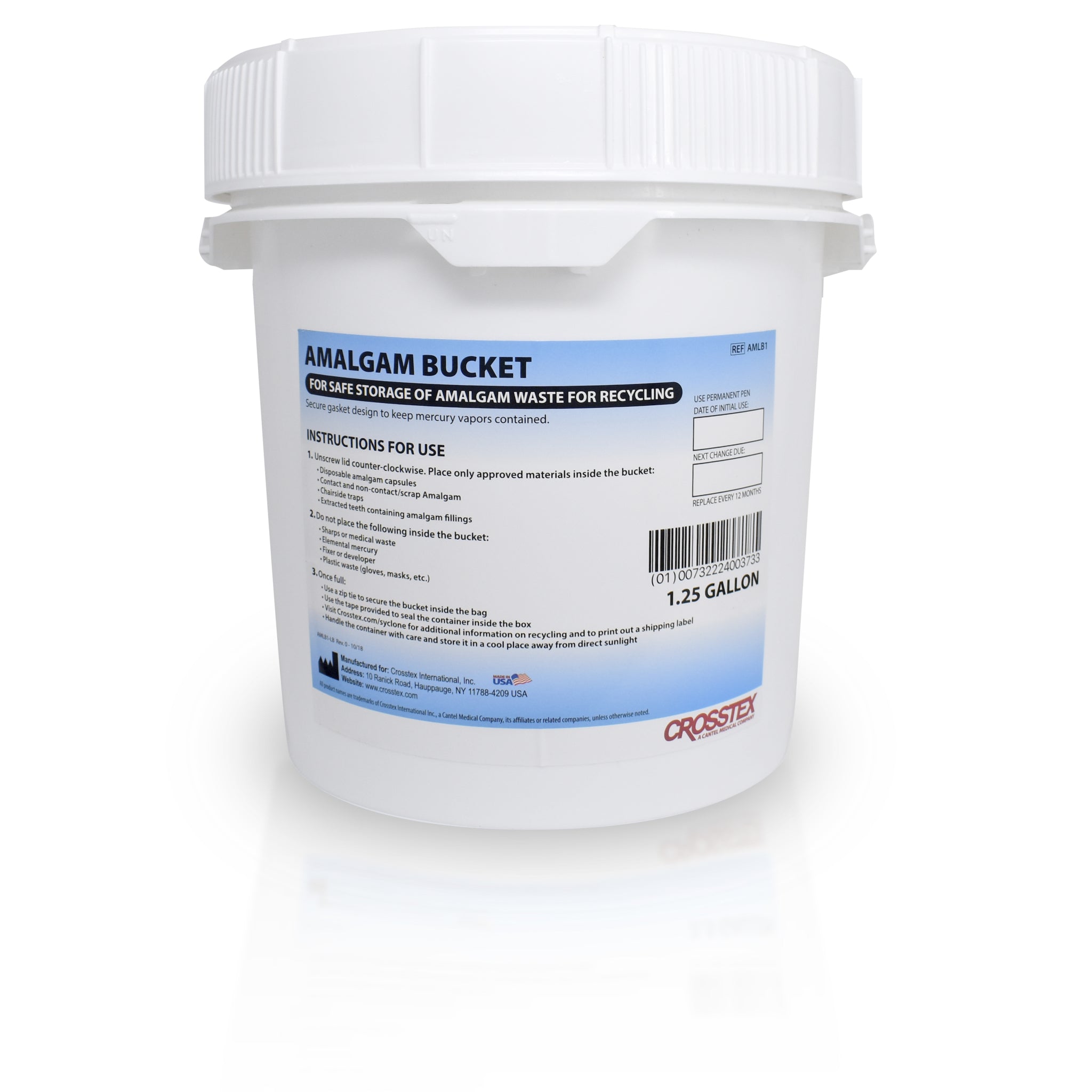 Amalgam Bucket 1.25g, AMLB1 Amalgam Bucket 1.25g, AMLB1